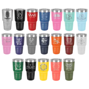 Personalized Lasered 30oz Tumbler
