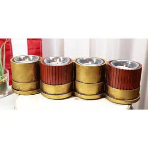 Western 12 Gauge Shotgun Shells Ammo Shell Casing 4 Votive Inserts Candle Holder