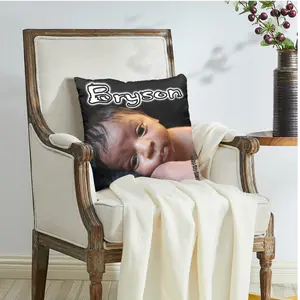 Personalized Throw Pillowcase Onesided with Insert