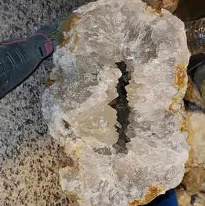beautiful big geode. Decor,gemstone