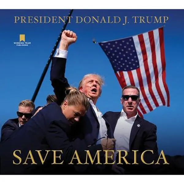 Donald J. Trump English Hard Cover Biography Memoir - Save America - Published by Winning Team Publishing