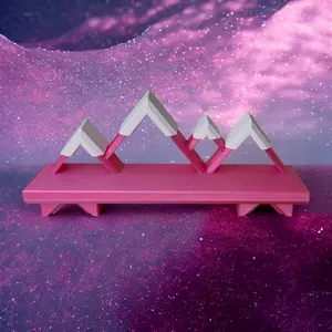 The Mountain Ledge – Display Shelf for Collectibles by The Platform HQ Holder Rack Stand Organizer