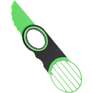 Egg Slicers Avocado 3-in-1 Avocado Slicer Tool - Stainless Steel Peeler, avocados Pit Remover & Fruit Scooper - Safe  Avocado Saver with Non-Slip Grip