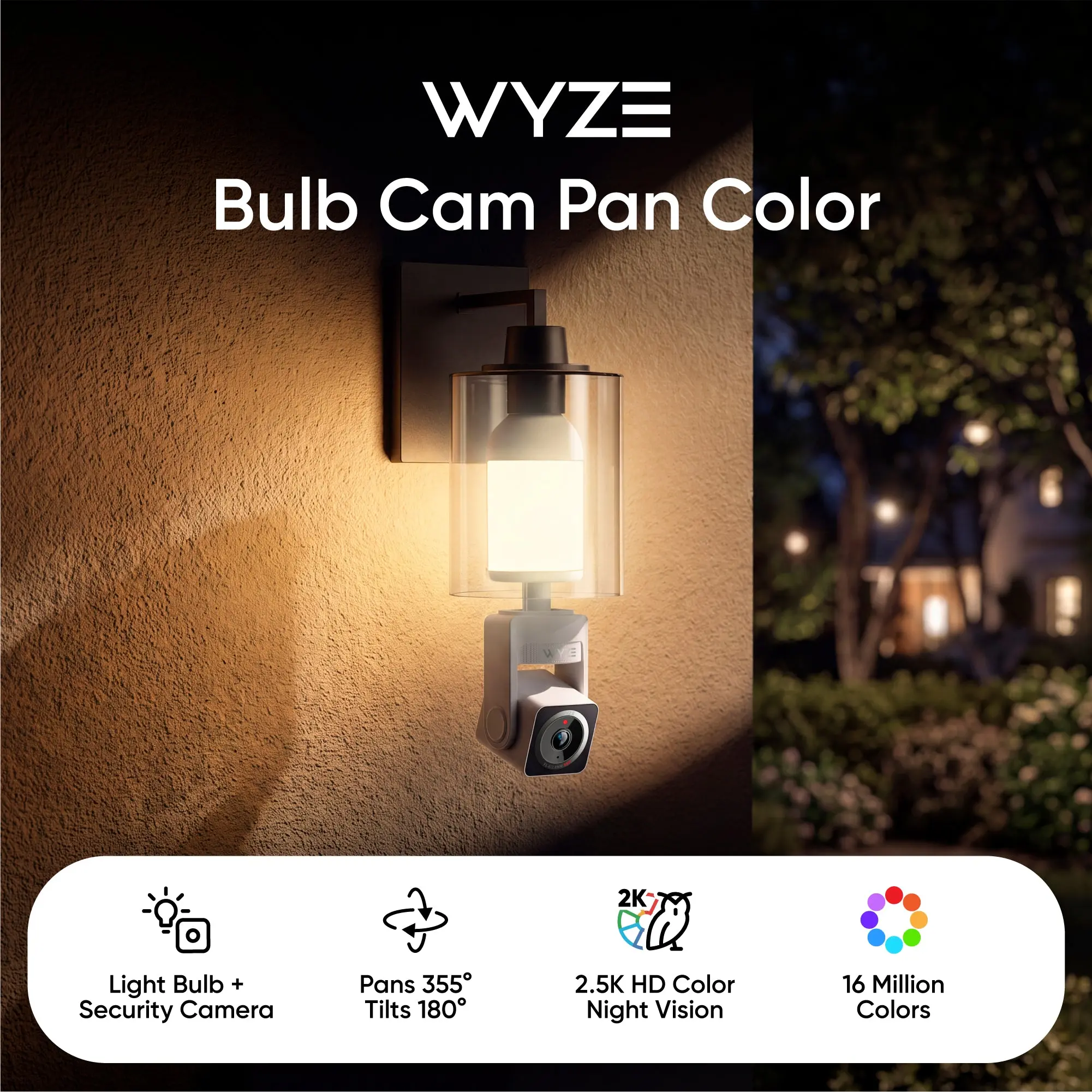 Wyze Bulb Cam Pan Colar