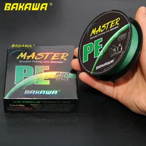 Bakawa X4 6 Strands Braided Fishing Line 100m, High Abrasion Resistant Pe Line for Freshwater Saltwater Fishing, Durable Multi-Purpose Fishing Gear, Fishing Tackle