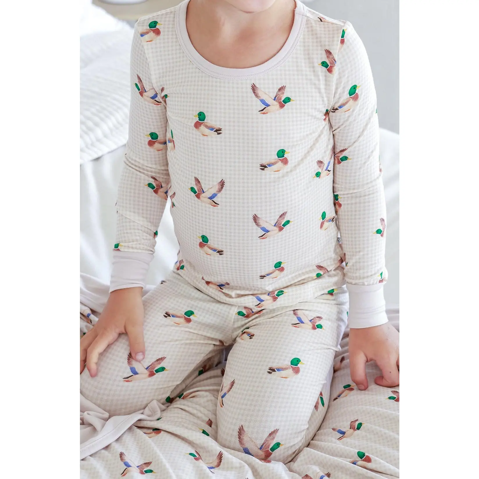 Two-Piece Bamboo Pajama Set | Little Mallard Two-Piece Bamboo Pajama Set | Little Mallard