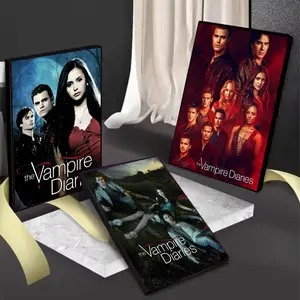 The Vampire Diaries Painting Calligraphy Gift with prints Home bedroom living room decoration promotion and display suitable for bedroom bar parlor home decor gift fade-Resistant, Non-sticky, vibrant Wall print poster