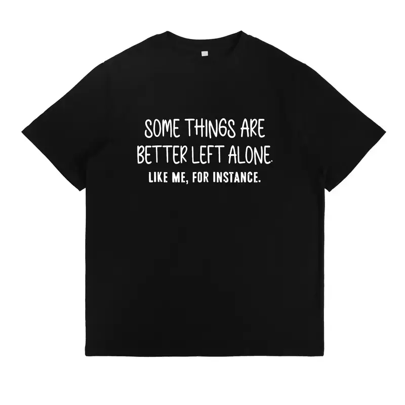 Streetwear Heavyweight Cotton Sweatshirt, Unisex Casual Long Sleeve Top with Witty Introvert Humor Graphic Print