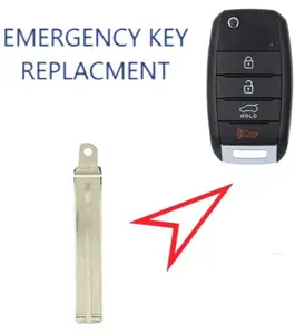 2013-2022 Kia / Remote Flip Key Blade / KK10 TOY48 / PN: 81996-A4000