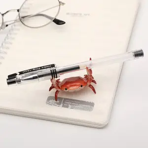 Crab Shaped Pen Holder Decorative Desk Accessory, Cute Desk Accessories, Unique Crab Design for Organizing Pens and Stationery, Perfect Gift for Sea Lovers, Office Desk Accessories