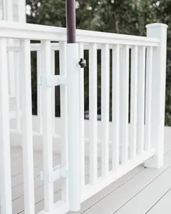 Love Your Deck Umbrella Holder - Patent Design, Durable Powder-Coated Steel, Easy Installation, Versatile for Patios, Decks & Balconies