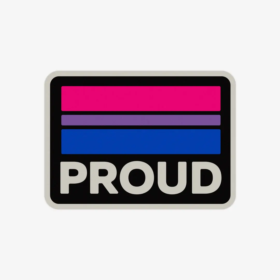 Proud Retro Bisexual Sticker
