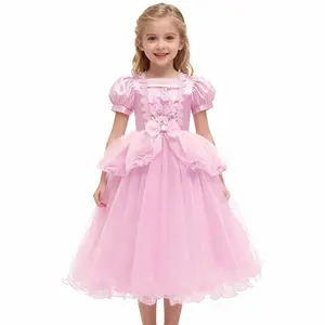 LOEL Little Girl Princess Dress Butterfly Gauze Skirt Long Prom Dress Birthday Party Halloween Costumes Christmas Princess Dress Beauty pageant dance dress The perfect gift for little girls
