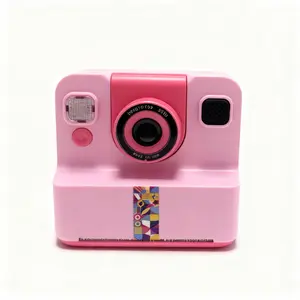 Print Camera Set, Instant Photo Printer, &, 2.4 Inch IPS HD, Vga Lens, 200 Dpi, Photography/videography，Senior Year，birthday gift