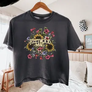 Comfort Colors Rock Band Music Gift T-Shirt and Boxy Crop Top