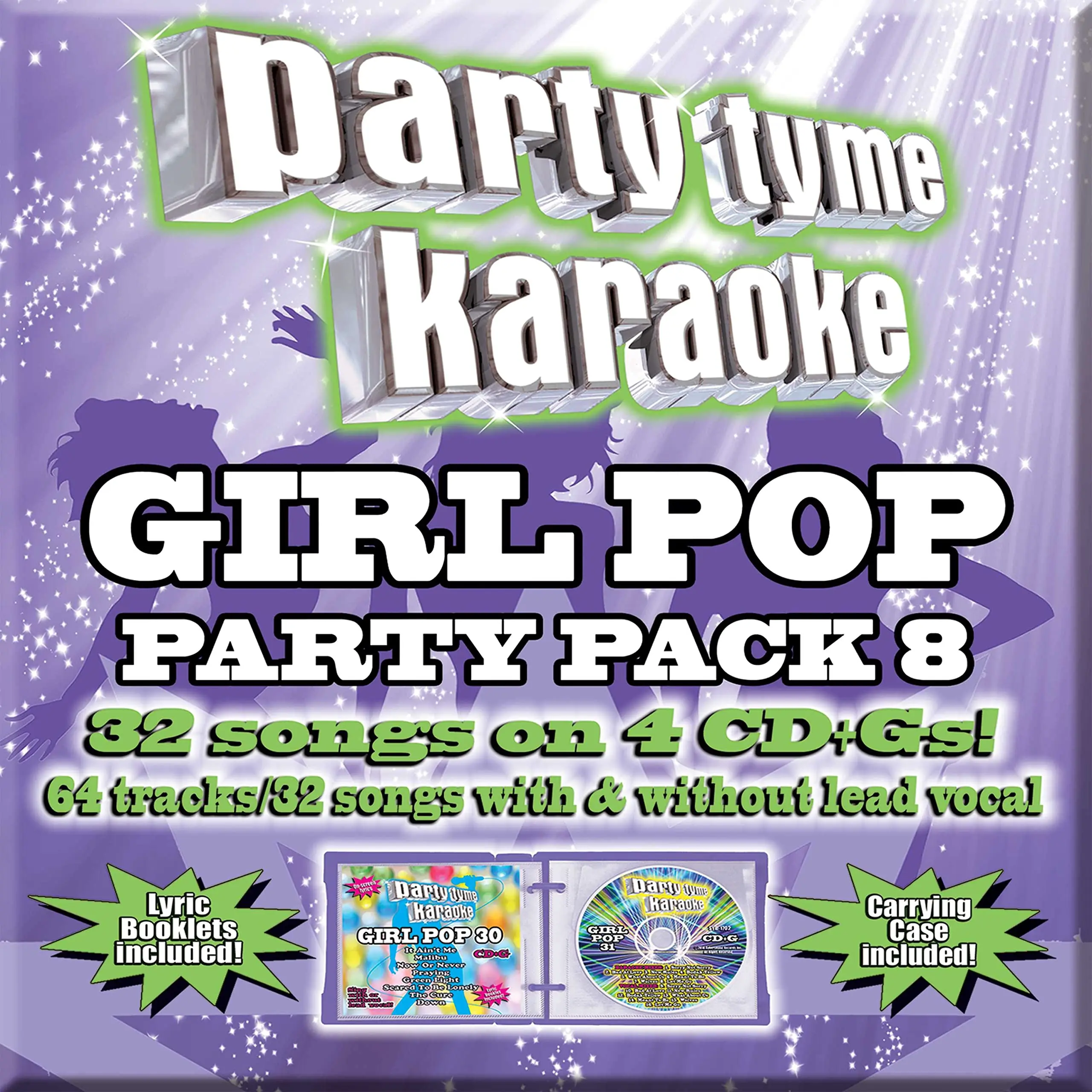 Universal Music Group - Party Tyme Karaoke Girl Pop Party Pack 8 (4-CD Set) Music CDs, Various Artists