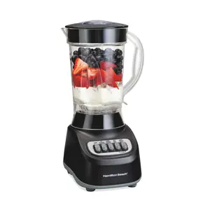 Hamilton Beach Smoothie Blender for Kitchen, 48 oz Jar for Smoothies and Shakes, Black