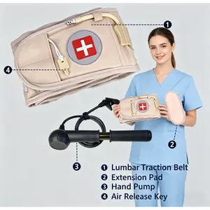 Inflatable Decompression Back Belt Lumbar Support for Lower Back Pain Relief