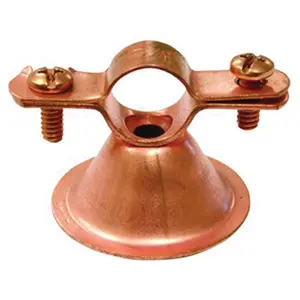212 MAIN Oatey 33692 0.75 in. Hangable Copper Bell Shape Pipe Hanger - Wall-Mounted Pipe Support for Boating, Water Sports