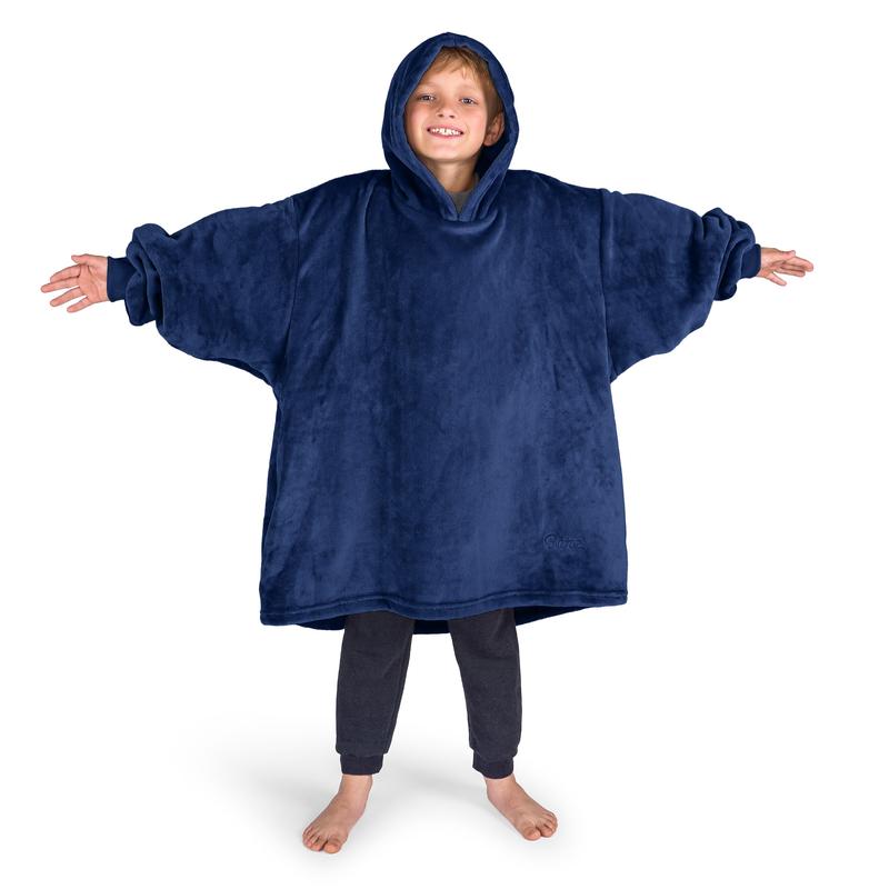 The Bare Homey - Youth Wearable Blanket - Microplush Side Pockets