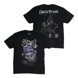 GHOST Short Sleeve T-Shirt: Skeletour Admat �25 Tour Dates