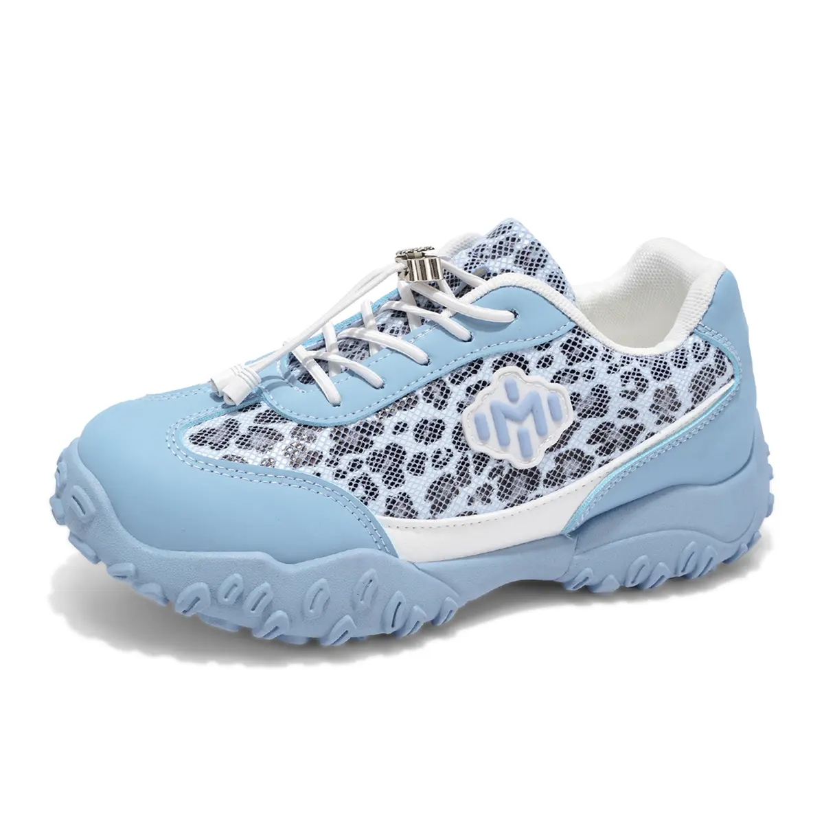 Men's Slip-On Leopard Print Sneakers, Chunky Platform Casual Shoes with Breathable Mesh, Non-Slip Sole for Outdoor Walking, Casual Wear, Edgy Casual Trainers, Leopard Design Casual Trainers