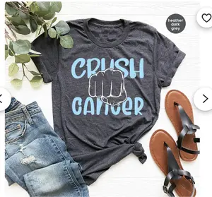"Colon Cancer Shirt: Colorectal Cancer Support T-Shirt, Cancer Warrior Gift, Cancer Fighter, Family Cancer Awareness Tee"