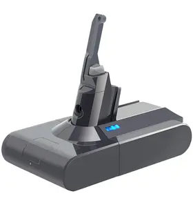 Upgraded 6000mAh 21.6V V8 Battery Replacement Compatible with Dyson V8 Battery for Dyson SV10 Battery V8 Animal Battery V8 Absolute V8 215681 V8 Motorhead Battery for Dyson V8 Vacuum Battery Pack