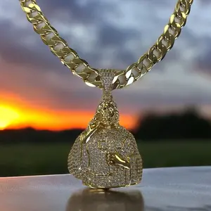 chain with Jesus pendant