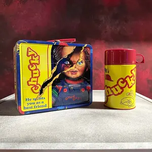 Child's Play Chucky Good Guys Tin Lunch Box with Beverage Container
