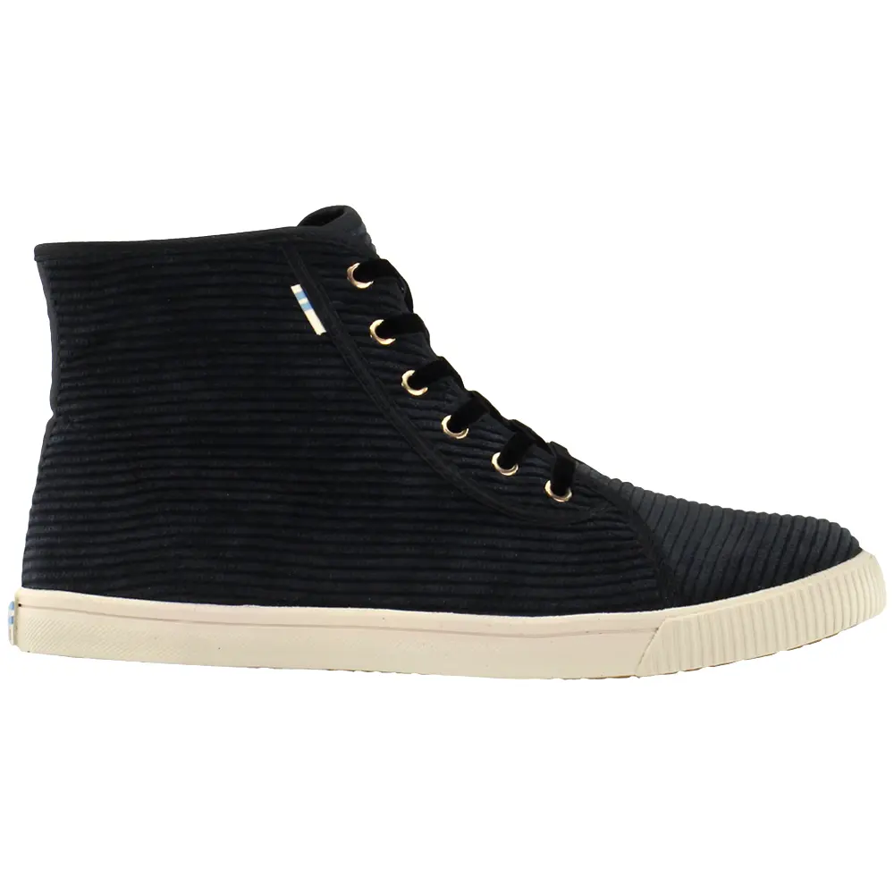 TOMS Womens Camarillo High  Sneakers Shoes Casual - Black