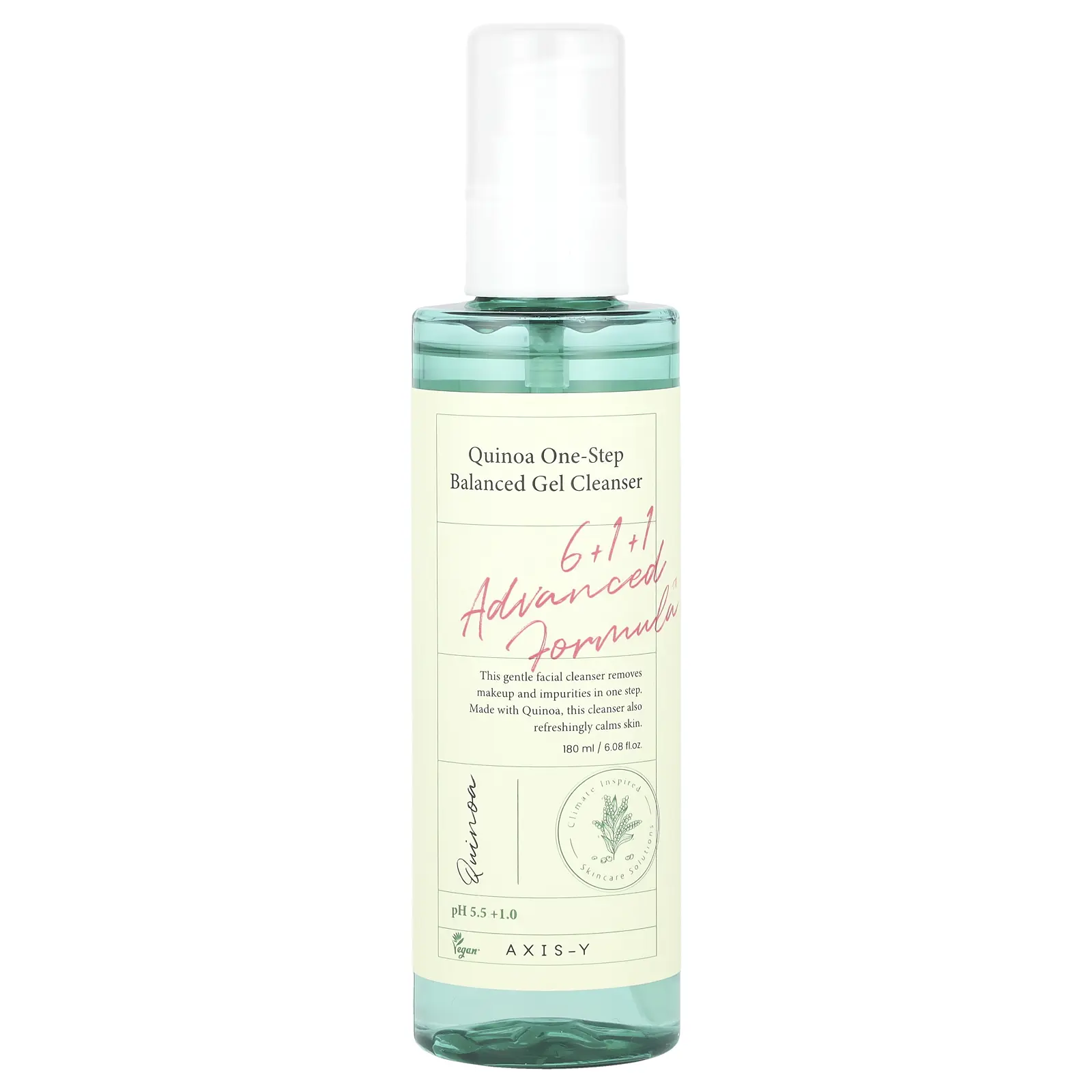 Axis-Y Quinoa One-Step Balanced Gel Cleanser, 6.08 fl oz (180 ml)