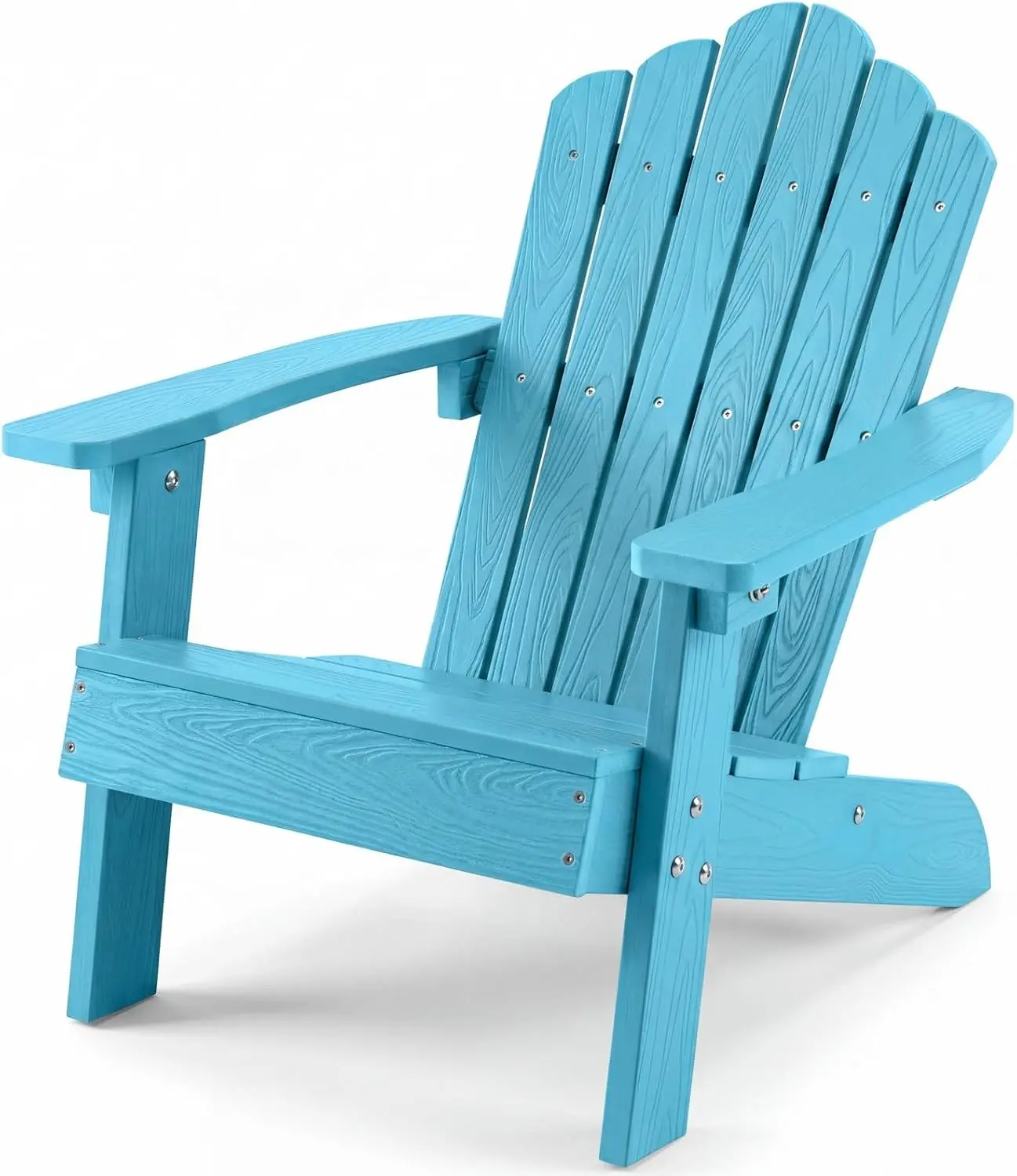 Costway  Kids Adirondack Chair, All-Weather HIPS Children's Outdoor Chair with Tilted High Backrest, Toddler Beach Chair for Garden Patio Backyard, Kids Lawn Chairs for Age 3-7