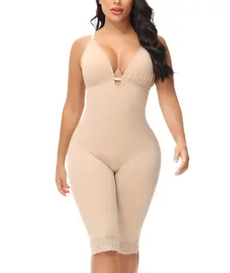 Shapewear Tummy Control Bodysuit Mid Thigh Seamless for Women Seamless Shapewear for Women Tummy Control With Zipper