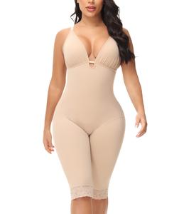 Shapewear Bodysuit Mid Thigh Seamless for Women Seamless Shapewear for Women With Zipper