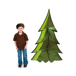3 Ft. x 58" 3D Pine Tree Jointed Cutouts Stand-up Decorations - 2 Pc.