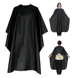Professional Hair Cutting Cape for Barbers, Durable Salon Cover, Comfortable Round Neck Design, Fashionable Hair Styling Accessory, Hair Cutting Accessories