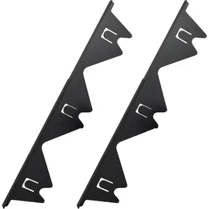 Stove Gap Covers Stainless Steel, 2 count Stove Gap Filler, Heat Resistant and Easy to Clean, Retractable Length 13.8" to 27.5", Width 0.79",Black