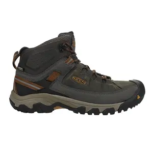 Keen Mens Targhee Iii Waterproof Hiking Wide Sneakers Shoes - Brown, Grey