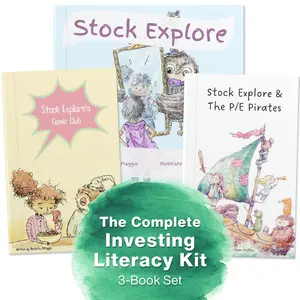The Complete Stock Explore Investing Literacy Kit (3-Book Bundle) - Stock Explore — Storybook Adventure - Stock Explore & The P/E Pirates - Stock Explore & The P/E Pirates - Stock Explore’s Comic Club