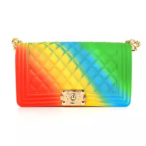 Rainbow Jelly Purse – Retro Glam Meets Modern Style
