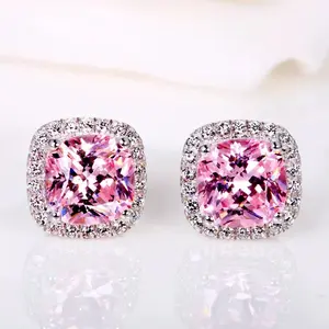 Real Diamond Earrings European And American Retro