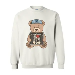 Radiology Teddy Bear Crewneck | Rad Tech Sweatshirt | CT Tech Shirt | Radiologist Crewneck