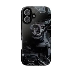 Phone Cases, Call of Duty Ghost, Tough Case for Gamer, Gaming Accessories Fit For 17 Air 17 Promax 16 15 14 11 Pro Max 13 12 Mini XR XS X Soft Back Cover Protection Shockproof Cellphone Smartphone