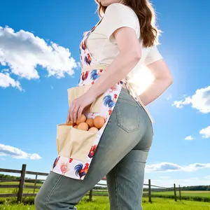 Egg Collection Apron, Multicompartment Egg Gathering Apron, Durable & Convenient Design, Ideal for Poultry Farmers & Egg Collectors