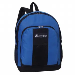 Everest BP2072-RB 17 in. Backpack with Front and Side Pockets