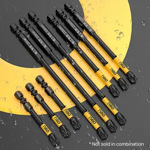 Magnetic Screwdriver Bit Set (3 Counts), Electrician Special Screwdriver Bit, Anti-slip Strong Magnetic Cross Screwdriver Bit Set, Power Tool Accessories