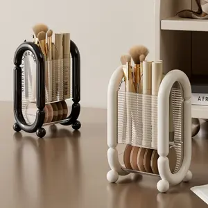 Light Luxury Minimalist Makeup Brush Storage Holder, Vanity Table Organizer, Desktop Eyebrow Pencil & Brush Holder, Model Xinghao S260324050116