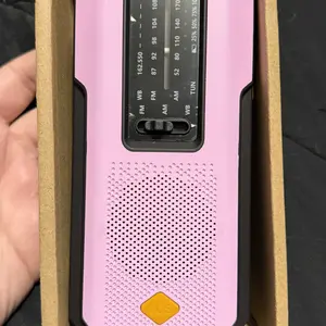 Hand-Crank/Solar-Powered Radio, Multifunctional Radio, Emergency Radio with 2000mAh Power Bank & LED Light, Portable Compact SOS Alarm Weather Radio for Outdoor Use, Essentials Gift #TOP PICKS