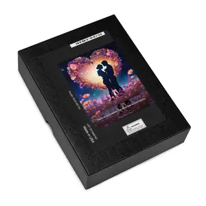 Ever-Growing Love HD Jigsaw - Heart-Shaped Jigsaw Puzzle with Inspirational Theme and Black Finish